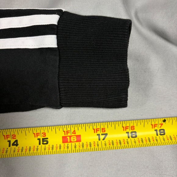 Adidas Originals Womens Long Sleeve Trefoil T-Shirt Black White BK5873 Small - Picture 10 of 10